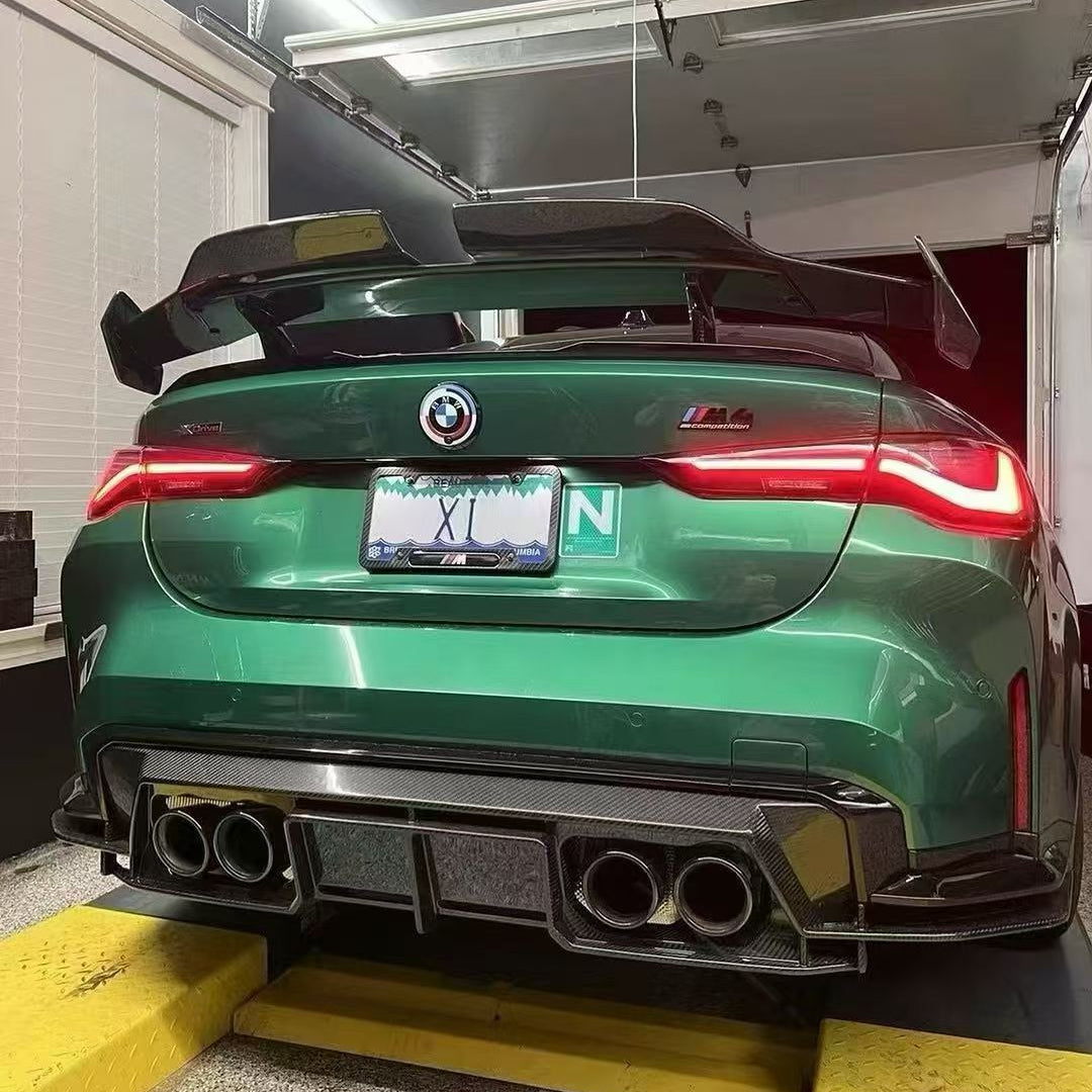 AlpineX Dynamics PSM Style Dry Carbon Fiber Rear Diffuser For BMW G80 M3 / G82 M4