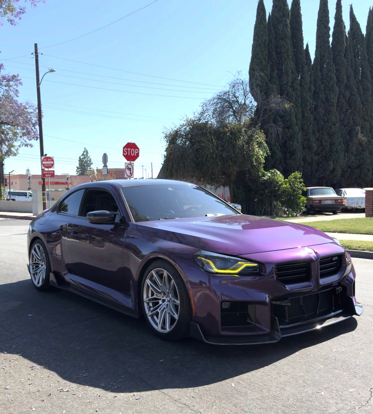 AlpineX Dynamics AD Style 3 Piece Carbon Fiber Front Lip For BMW G87 M2
