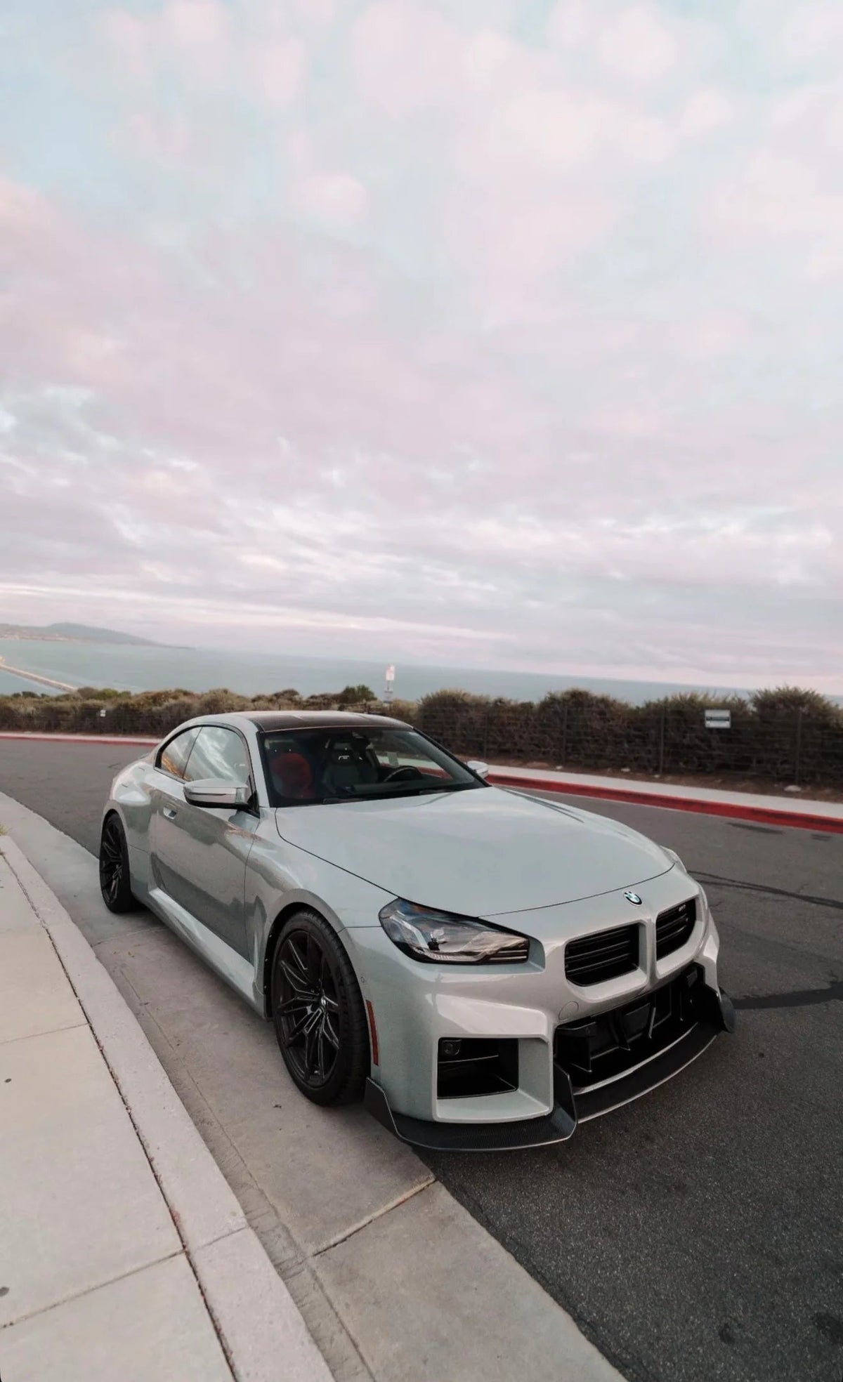 AlpineX Dynamics AD Style 3 Piece Carbon Fiber Front Lip For BMW G87 M2