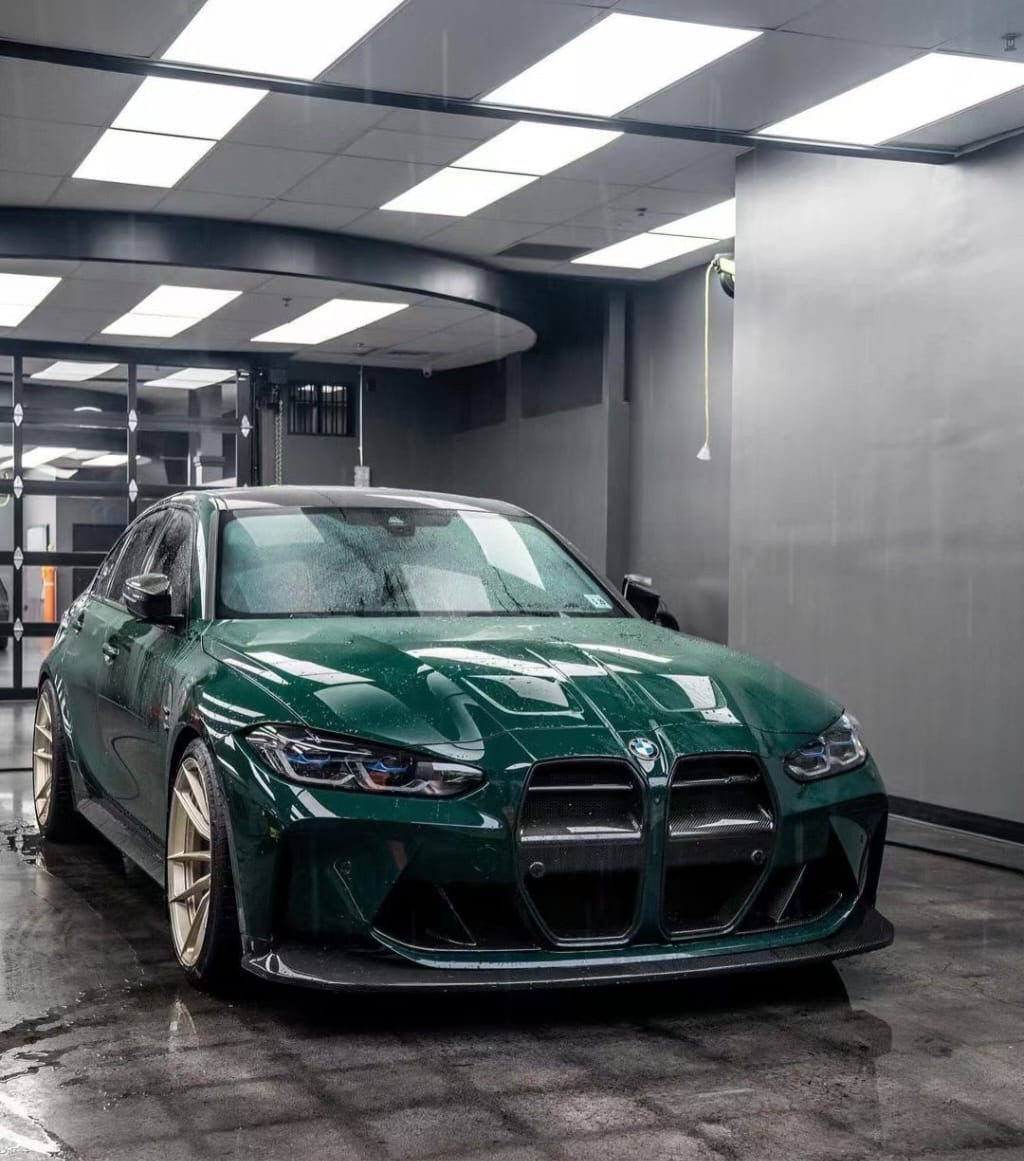 AlpineX Dynamics RSC Style 1 Piece Carbon Fiber Front Lip For BMW G80 M3 / G82 M4