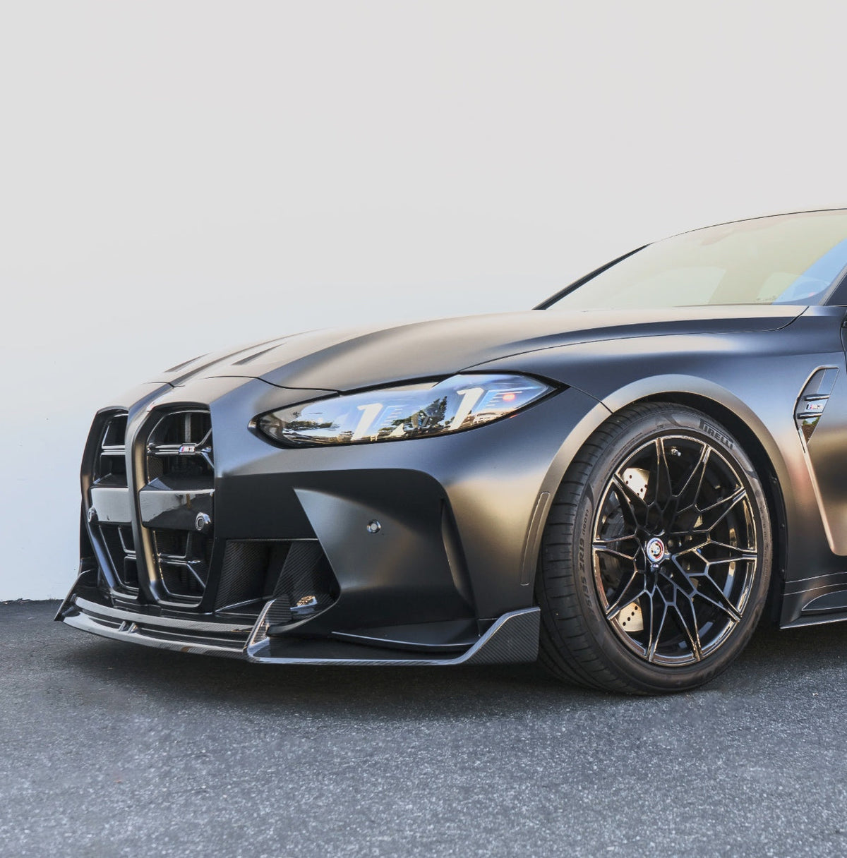 AlpineX Dynamics AD Style 1 Piece Carbon Fiber Front Lip For BMW G80 M3 / G82 M4