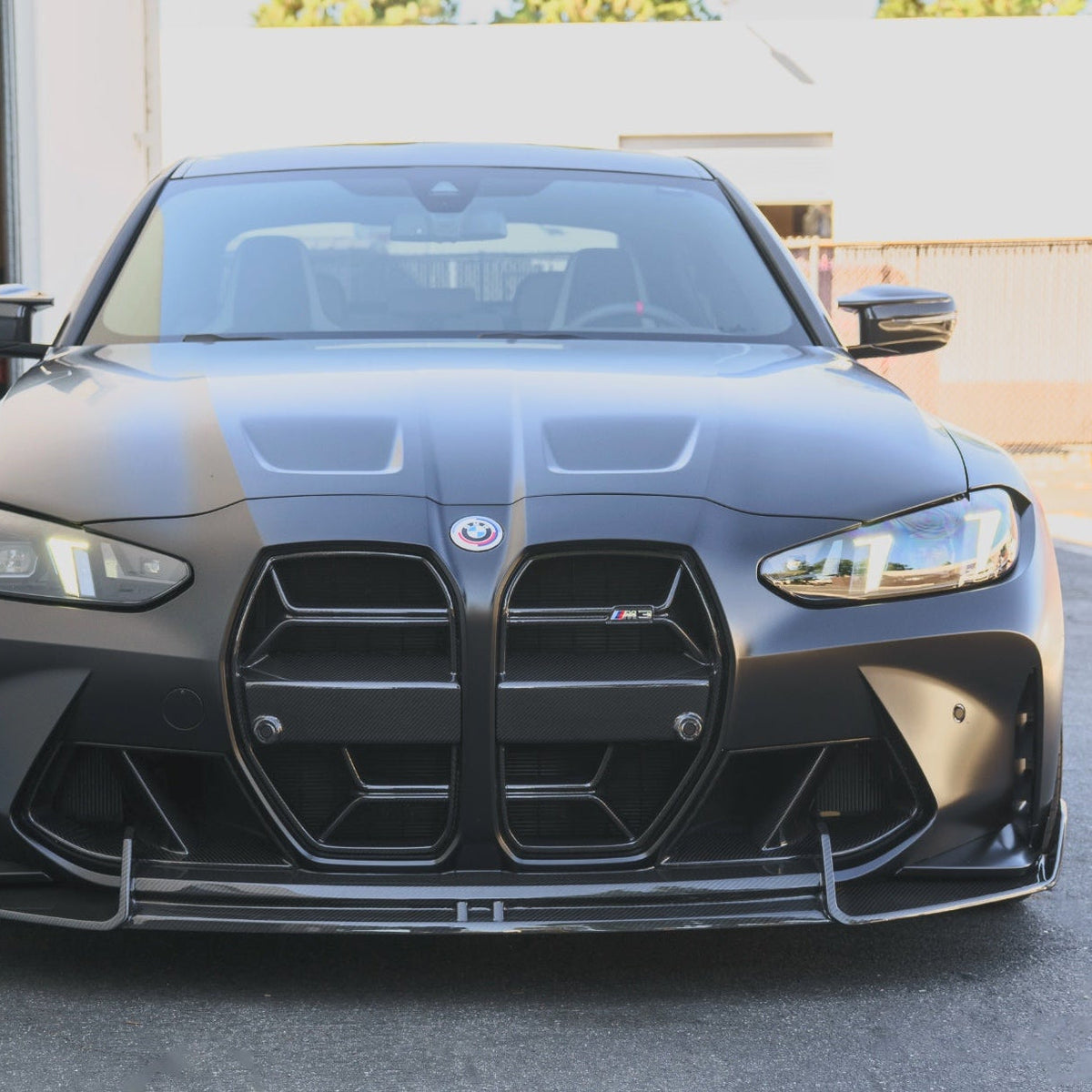 AlpineX Dynamics AD Style 1 Piece Carbon Fiber Front Lip For BMW G80 M3 / G82 M4
