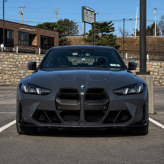 AlpineX Dynamics AN Style Dry Carbon Fiber Grille For BMW G80 M3 / G82 M4
