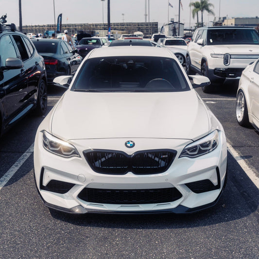 AlpineX Dynamics CS V1 Style Carbon Fiber Front Lip For BMW F87 M2 / M2 Competition
