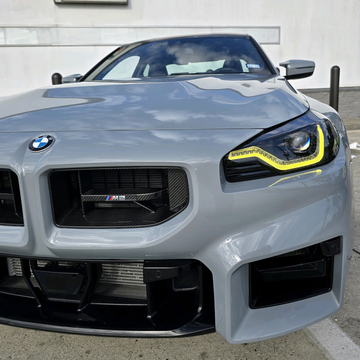 AlpineX Dynamics CS Style Pre-preg Dry Carbon Fiber Grille For BMW G87 M2