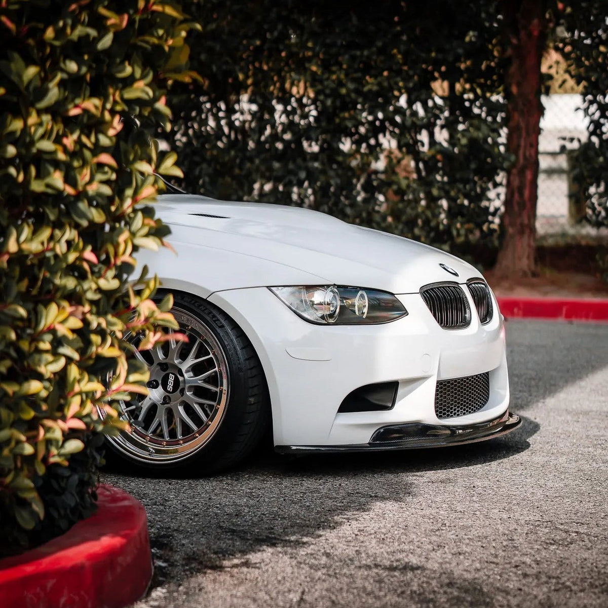 AlpineX Dynamics GTS Style 1-pc Carbon Fiber Front Lip For BMW E9X M3