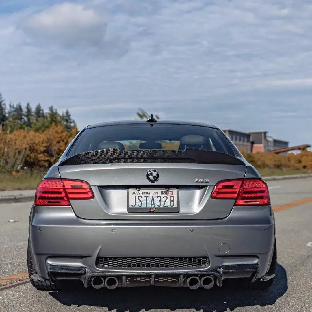 AlpineX Dynamics PSM Style Carbon Fiber Rear Spoiler For BMW E90 E92 E93 3 Series & M3