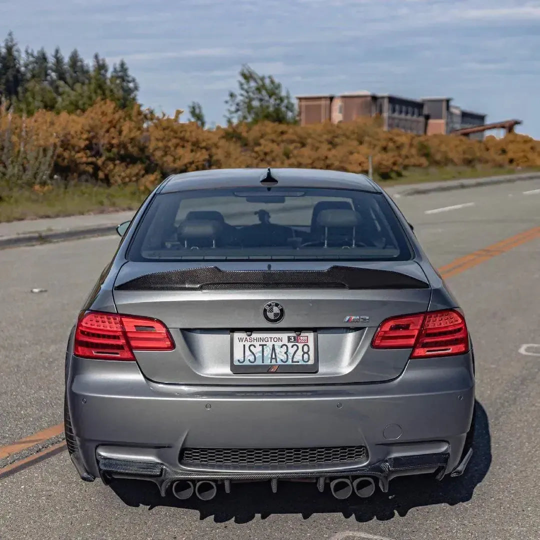 AlpineX Dynamics PSM Style Carbon Fiber Rear Spoiler For BMW E90 E92 E93 3 Series & M3