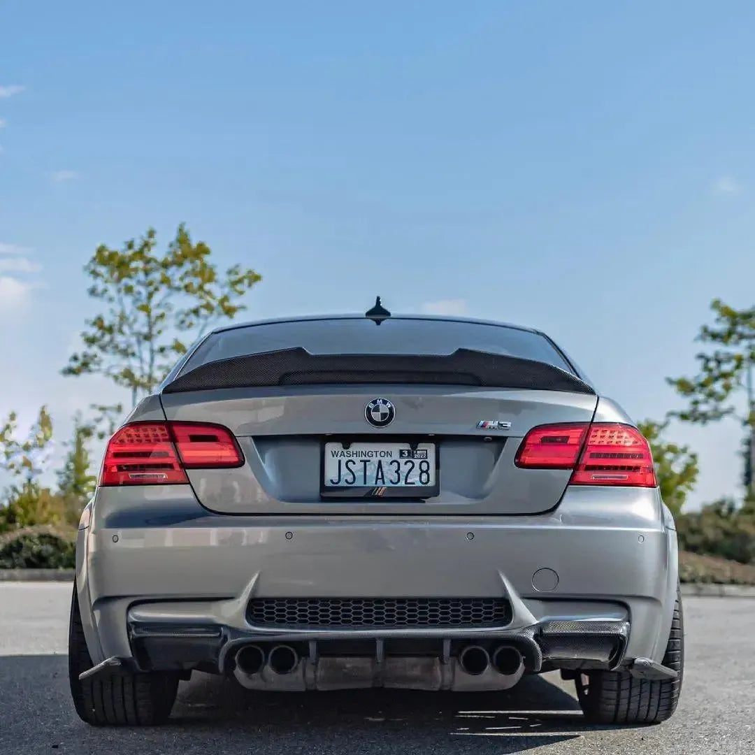 AlpineX Dynamics PSM Style Carbon Fiber Rear Spoiler For BMW E90 E92 E93 3 Series & M3