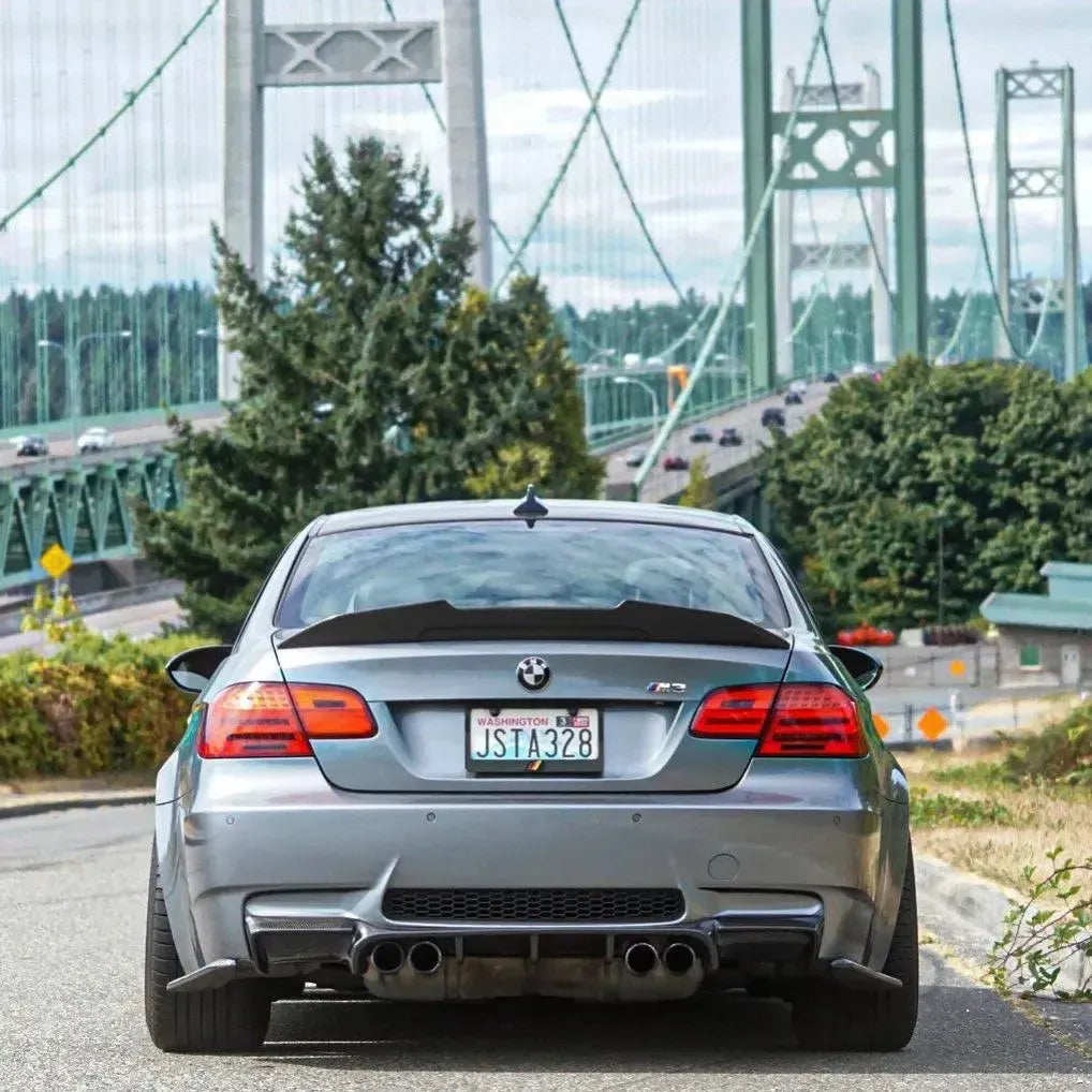 AlpineX Dynamics PSM Style Carbon Fiber Rear Spoiler For BMW E90 E92 E93 3 Series & M3