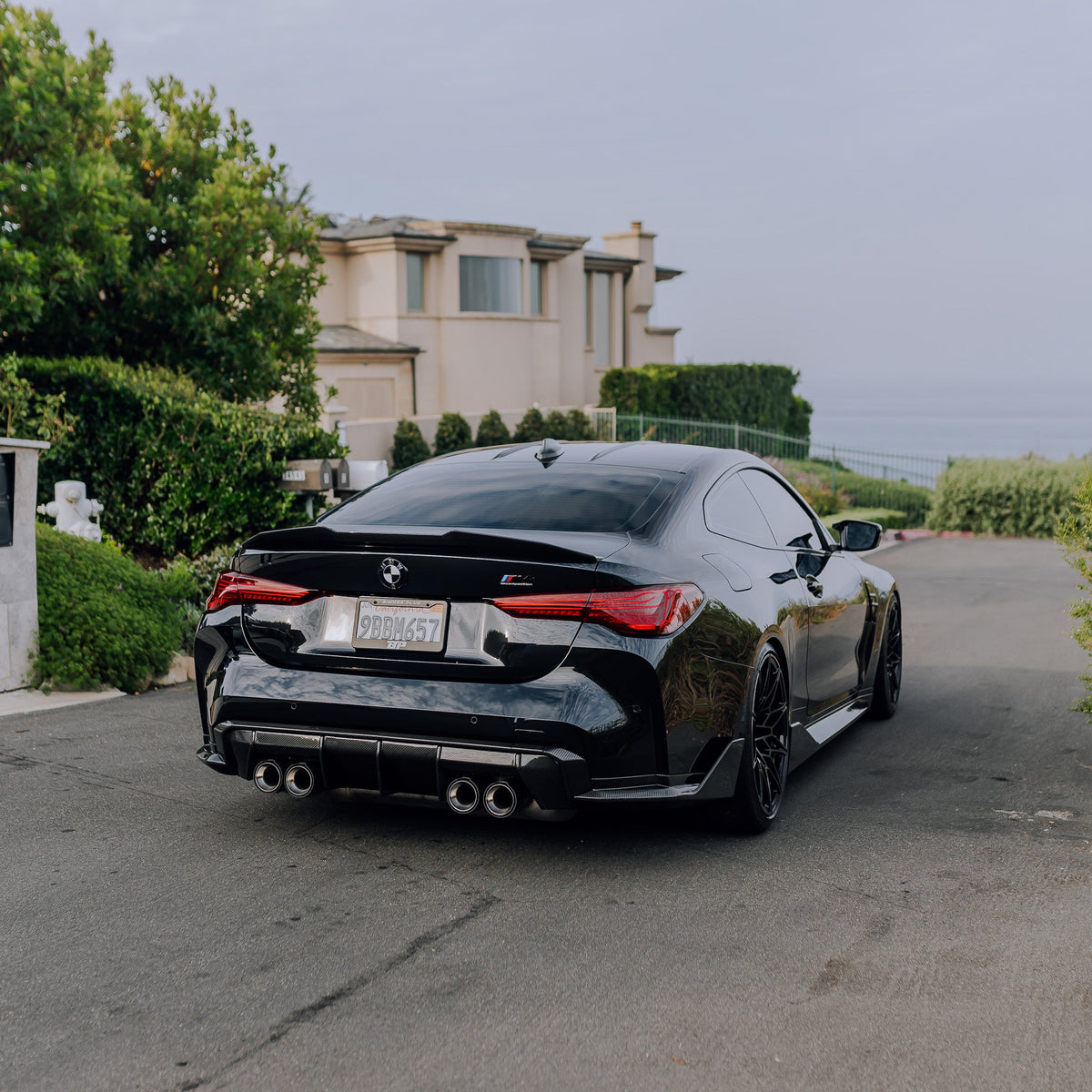 AlpineX Dynamics MP Style Pre-preg Dry Carbon Fiber Rear Diffuser For BMW G8X M3 M4