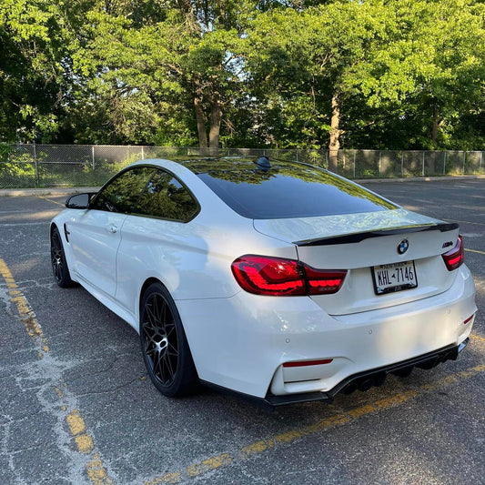 AlpineX Dynamics MP Style Carbon Fiber Rear Spoiler For BMW F80 F82 F83 M3 M4