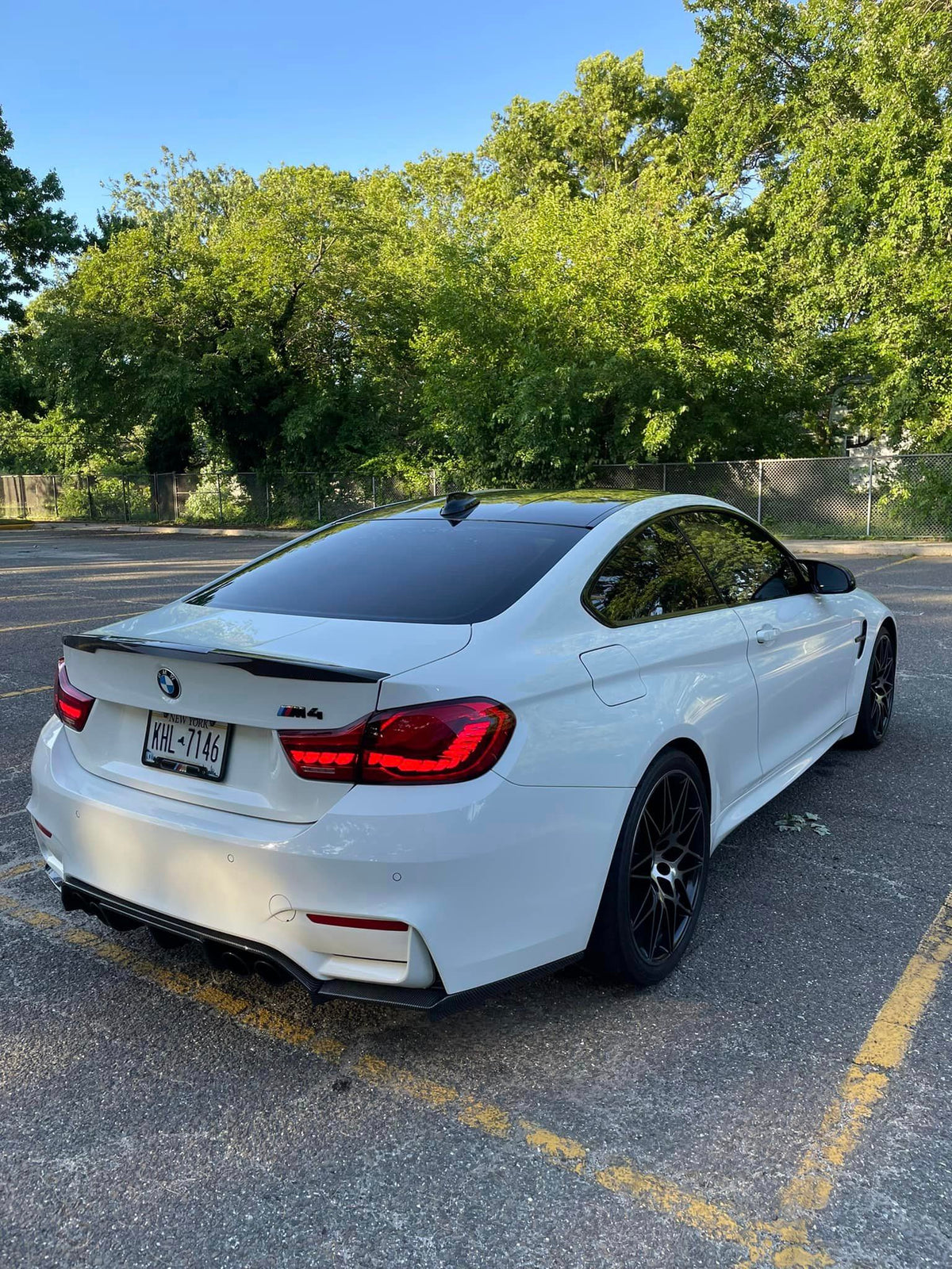 AlpineX Dynamics MP Style Carbon Fiber Rear Spoiler For BMW F80 F82 F83 M3 M4
