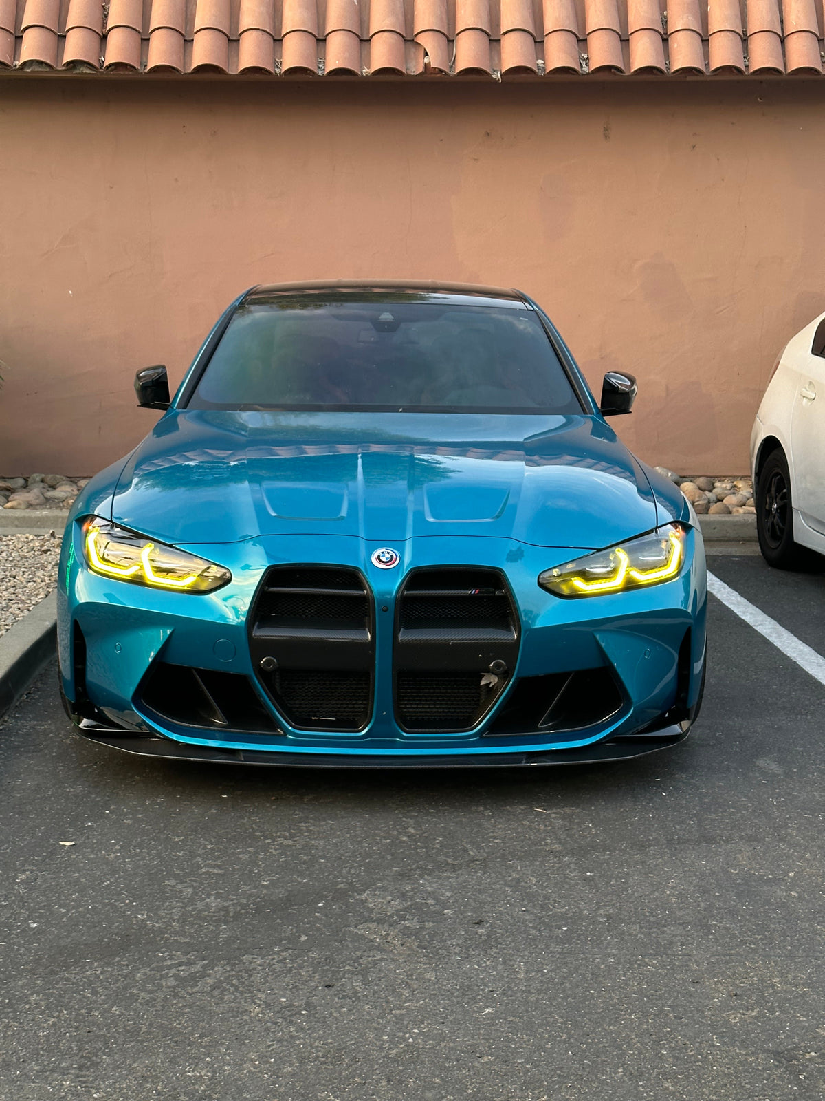AlpineX Dynamics MP Style Pre-preg Dry Carbon Fiber Front Duct For BMW G8X M3 M4