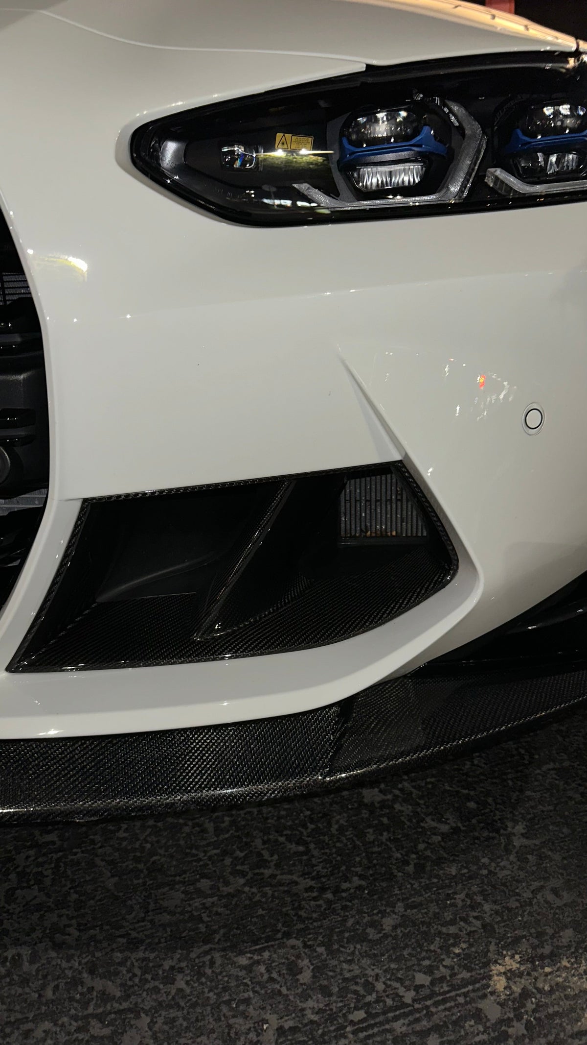 AlpineX Dynamics MP Style Pre-preg Dry Carbon Fiber Front Duct For BMW G8X M3 M4