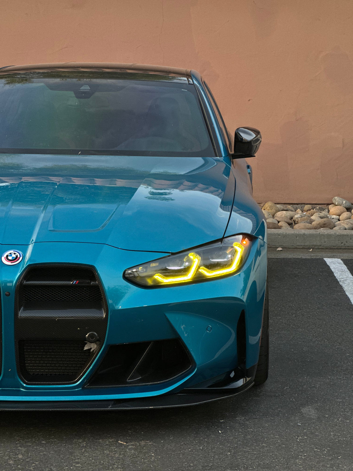 AlpineX Dynamics MP Style Pre-preg Dry Carbon Fiber Front Duct For BMW G8X M3 M4