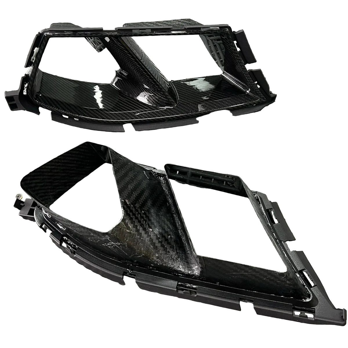 AlpineX Dynamics MP Style Pre-preg Dry Carbon Fiber Front Duct For BMW G8X M3 M4