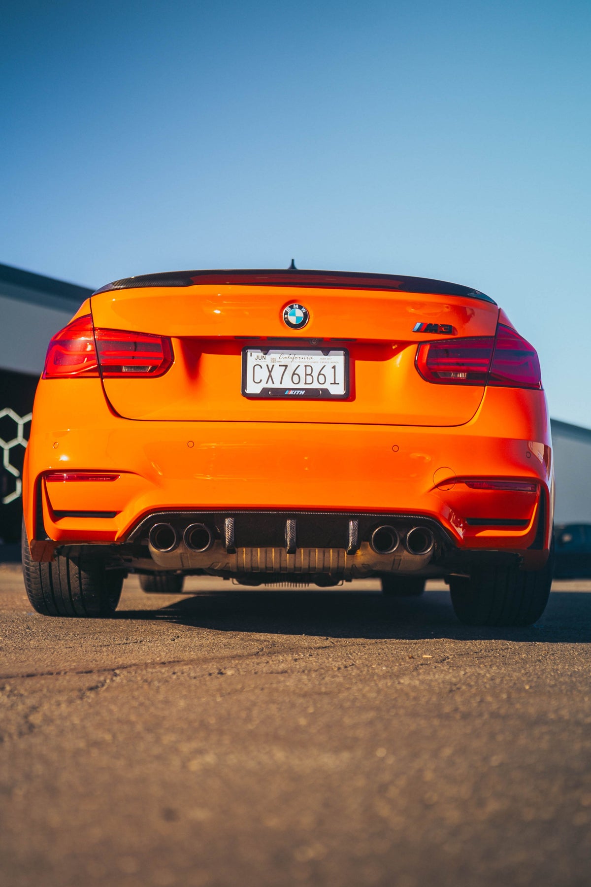 AlpineX Dynamics MP Style Carbon Fiber Rear Spoiler For BMW F80 F82 F83 M3 M4