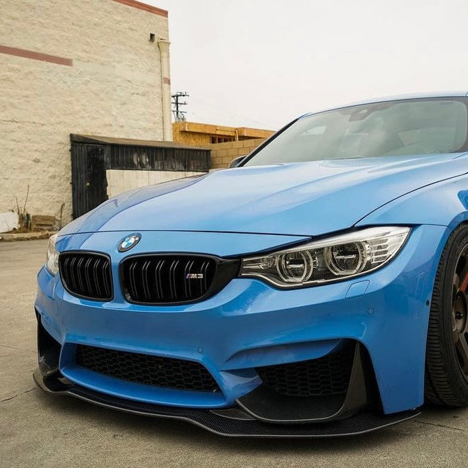 AlpineX Dynamics PSM Style Carbon Fiber Front Lip For BMW F8X M3 M4