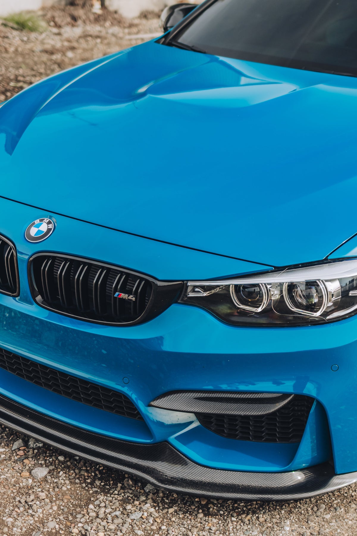 AlpineX Dynamics V Style Carbon Fiber Front Lip For BMW F8X M3 M4