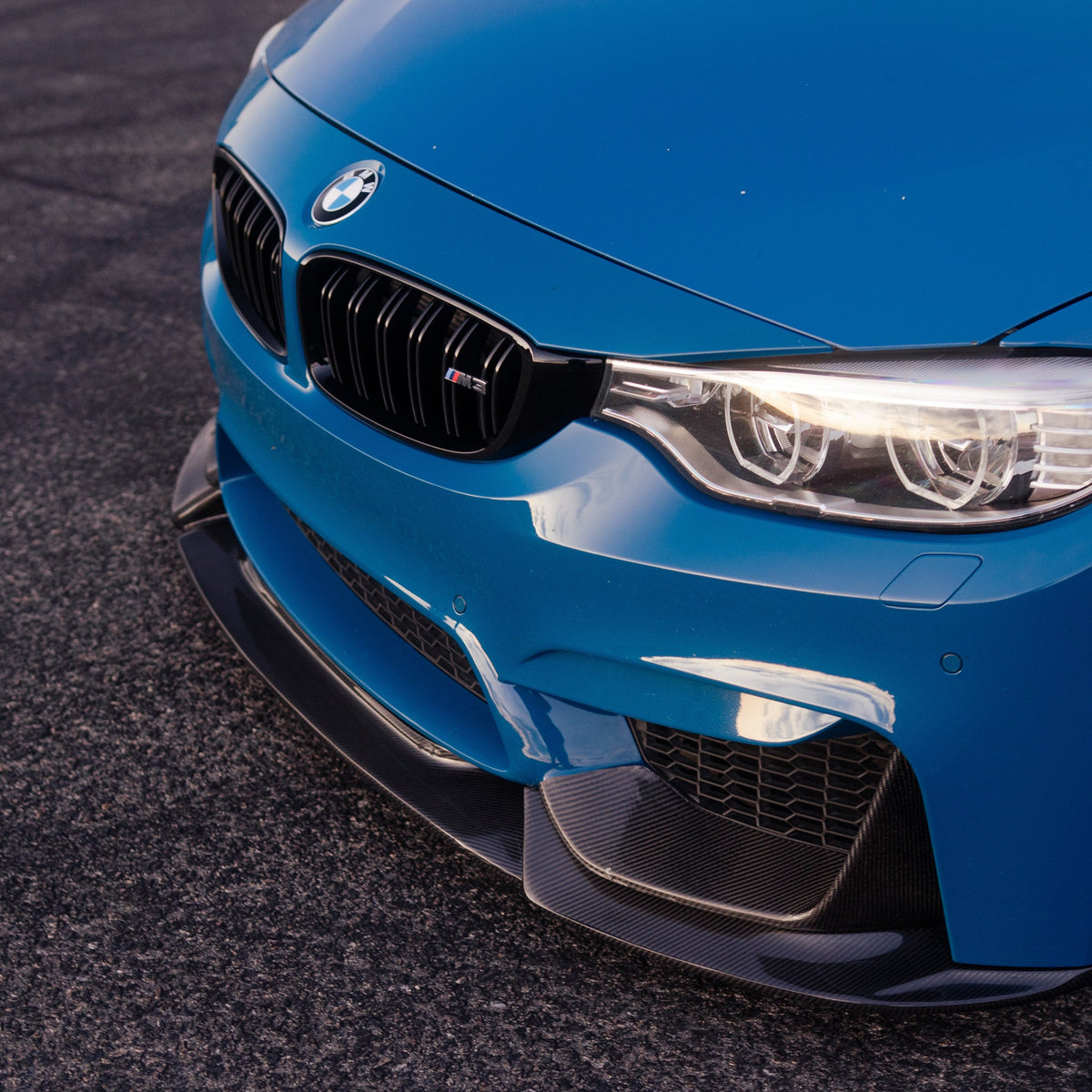 AlpineX Dynamics Varis Style Carbon Fiber Front Lip For BMW F8X M3 M4