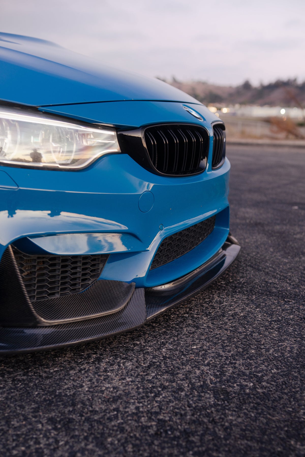 AlpineX Dynamics Varis Style Carbon Fiber Front Lip For BMW F8X M3 M4