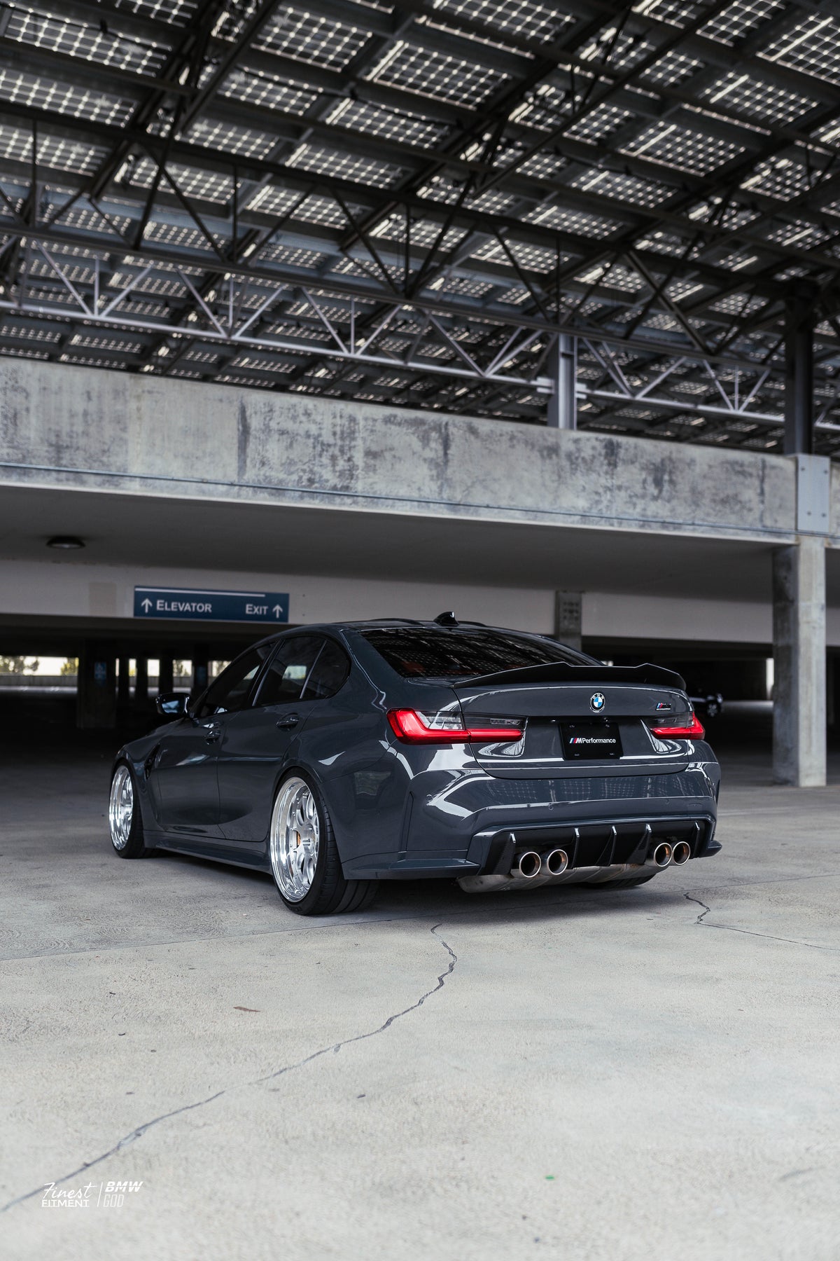 AlpineX Dynamics PSM Style Carbon Fiber Rear Spoiler For BMW G80 G82 G83 M3 M4