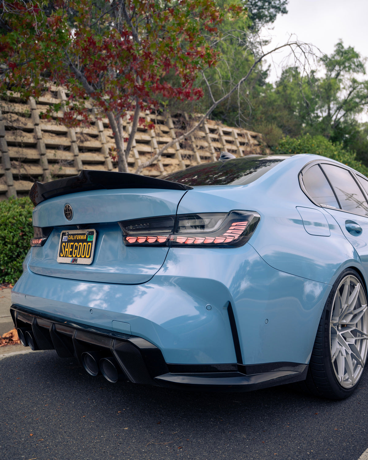 AlpineX Dynamics PSM Style Carbon Fiber Rear Spoiler For BMW G80 G82 G83 M3 M4