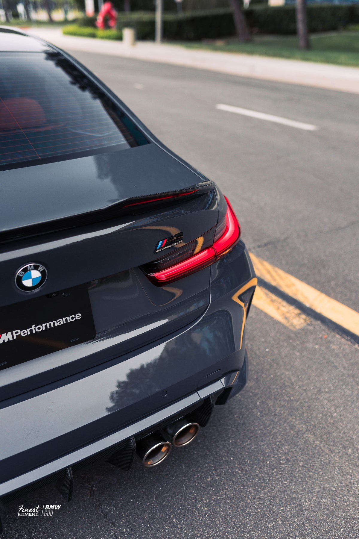 AlpineX Dynamics PSM Style Carbon Fiber Rear Spoiler For BMW G80 G82 G83 M3 M4