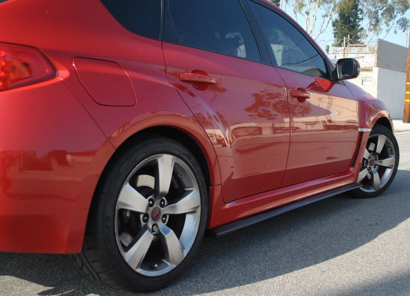2008-2014 Subaru WRX STi V2 Side Skirt Extensions Splitters Diffusers - FRP — 5