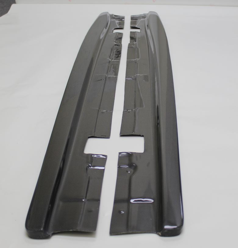 BMW E92 Side Skirt Diffuser Extensions Diffusers Splitters - Carbon Fiber (For M3 Rep Side Skirts) — 5