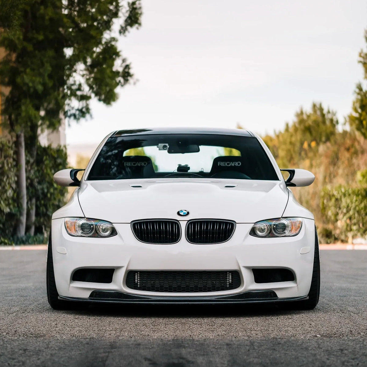 AlpineX Dynamics GTS Style 1-pc Carbon Fiber Front Lip For BMW E9X M3