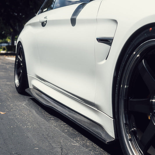 AlpineX Dynamics PSM Style Carbon Fiber Side Skirt For BMW F80 M3/F82 F83 M4