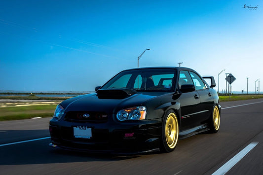 2002-2007 Subaru WRX STi GD Side Skirt Extensions Diffusers Splitters - FRP — 1