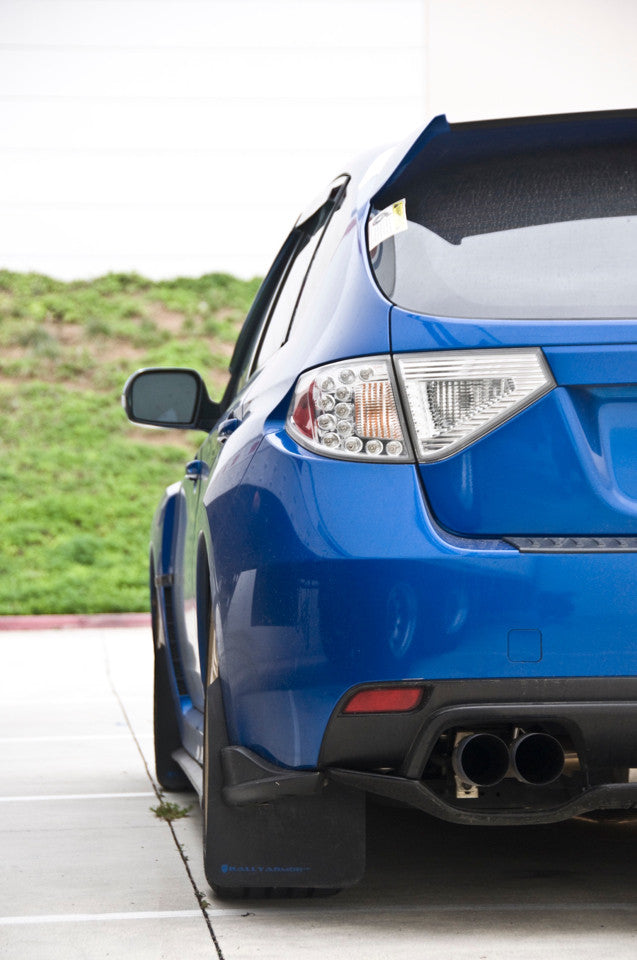 2008-2012 Subaru WRX STi Hatchback CS Rear Bumper Lip Spats — 2
