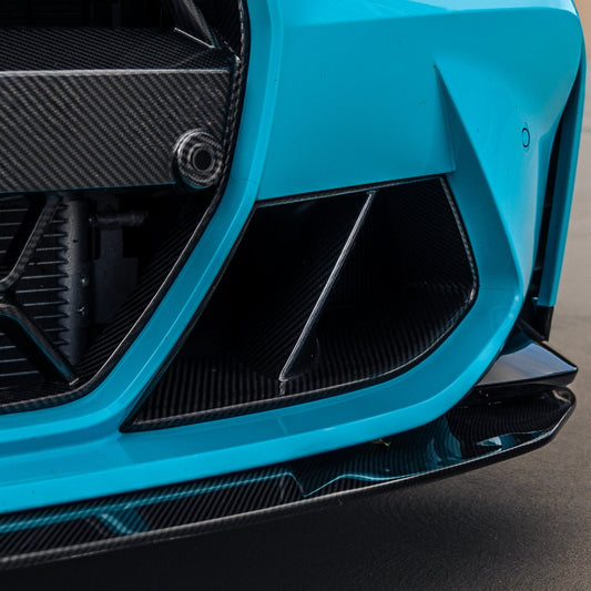 AlpineX Dynamics MP Style Pre-preg Dry Carbon Fiber Front Duct For BMW G8X M3 M4