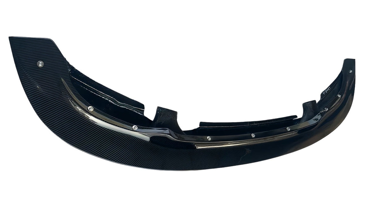 AlpineX Dynamics GT4 Style V1 Shorter Carbon Fiber Front Splitter For BMW F8X M3 M4