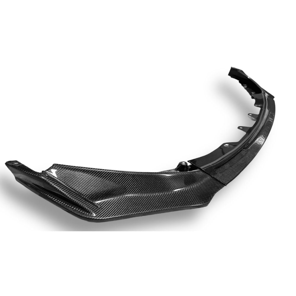 AlpineX Dynamics V Style 3 Piece Carbon Fiber Front Lip For BMW G8X M3 M4