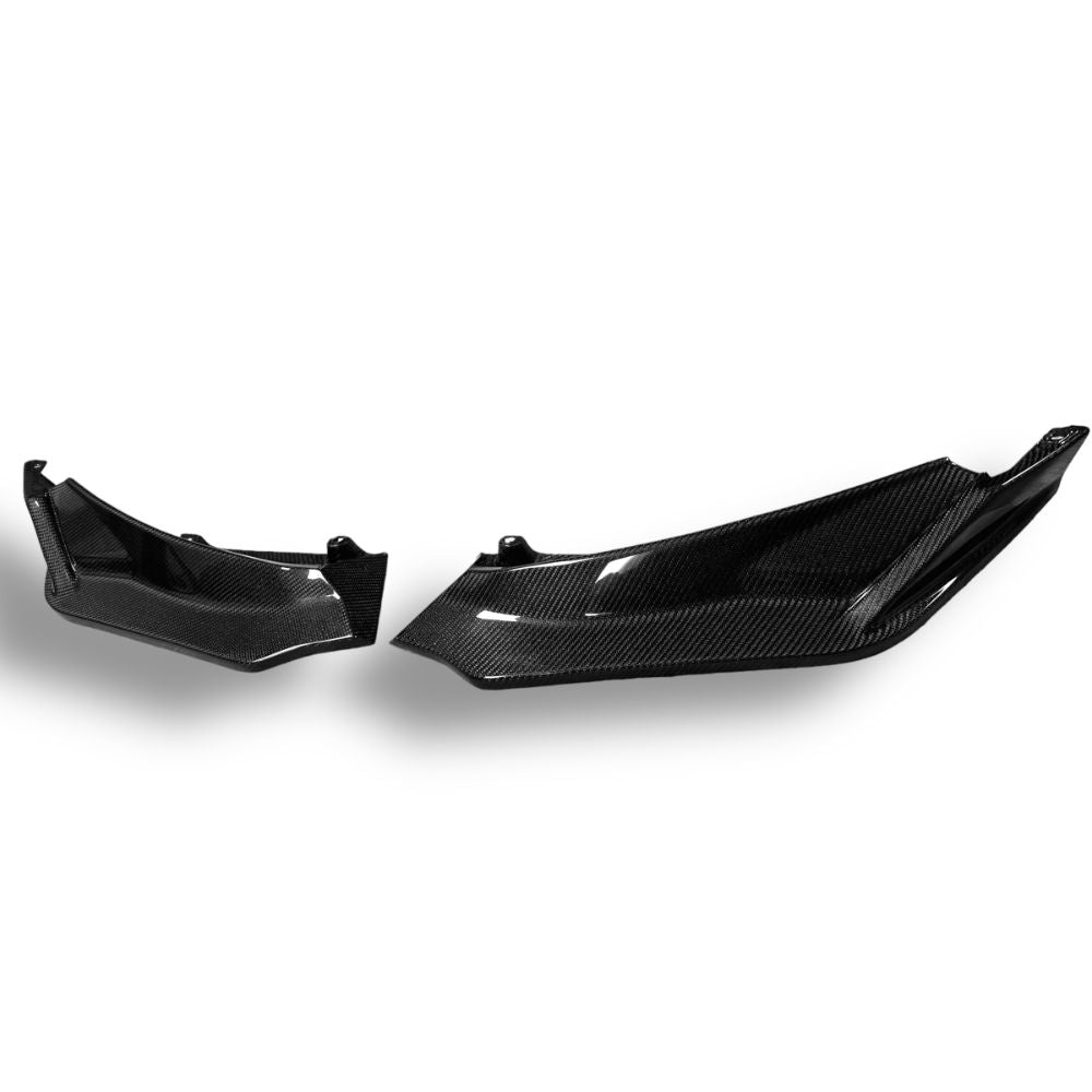AlpineX Dynamics V Style 3 Piece Carbon Fiber Front Lip For BMW G8X M3 M4
