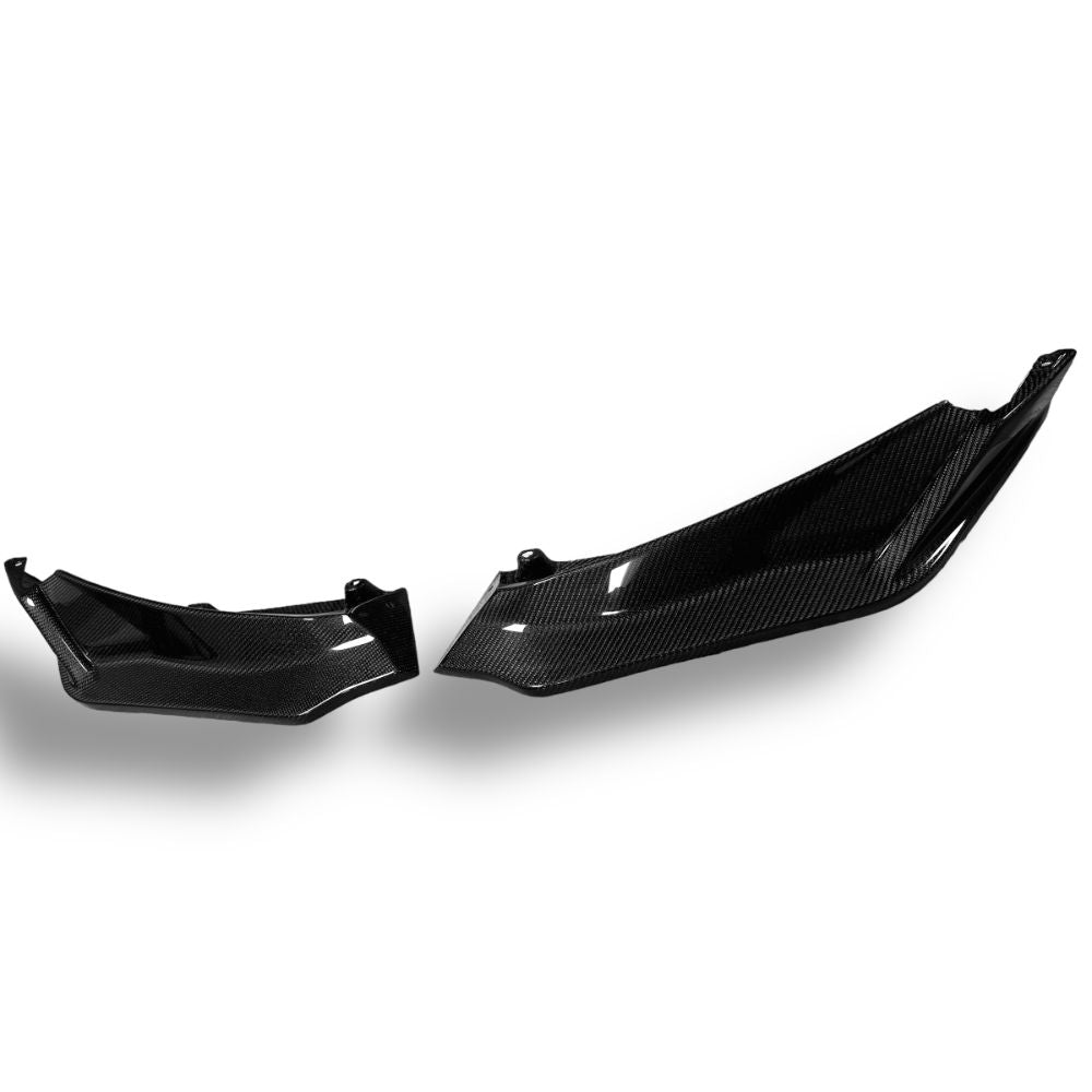 AlpineX Dynamics V Style 3 Piece Carbon Fiber Front Lip For BMW G8X M3 M4