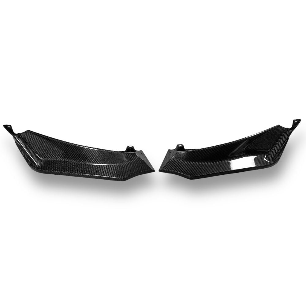 AlpineX Dynamics V Style 3 Piece Carbon Fiber Front Lip For BMW G8X M3 M4