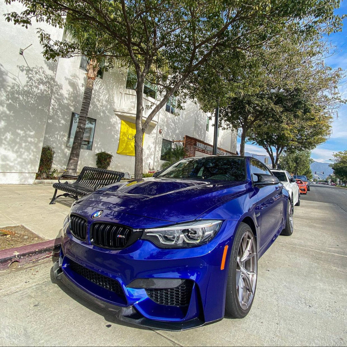 AlpineX Dynamics CS Style Carbon Fiber Front Lip For BMW F8X M3 M4