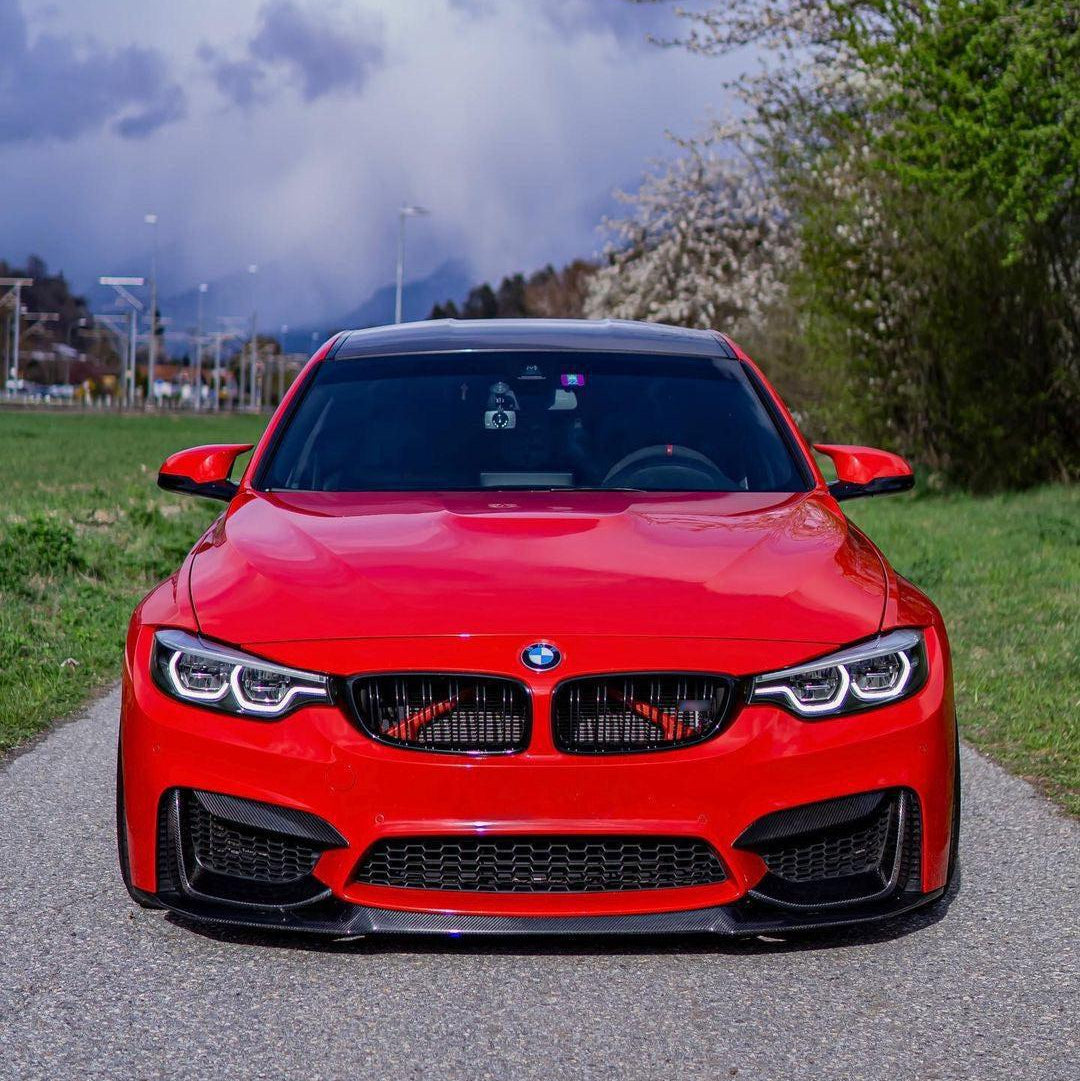 AlpineX Dynamics CS Style Carbon Fiber Front Lip For BMW F8X M3 M4