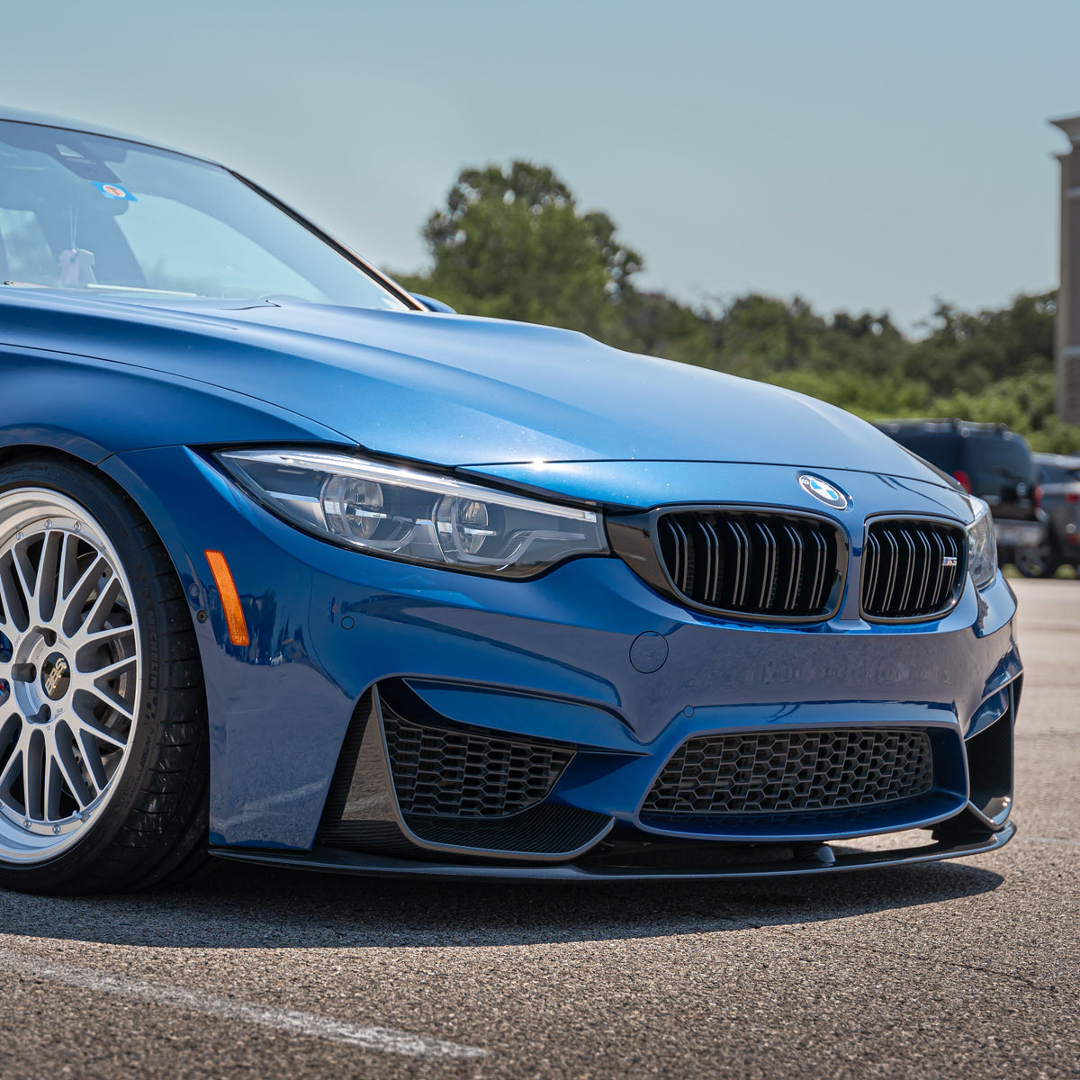 AlpineX Dynamics MP Style Carbon Fiber Front Lip For BMW F8X M3 M4