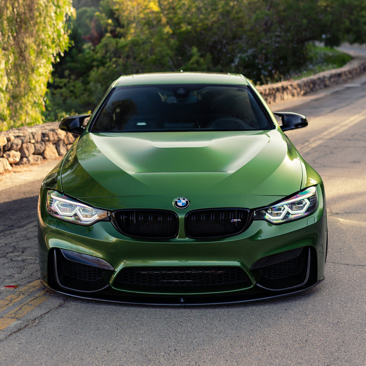 AlpineX Dynamics MP Style Carbon Fiber Front Lip For BMW F8X M3 M4