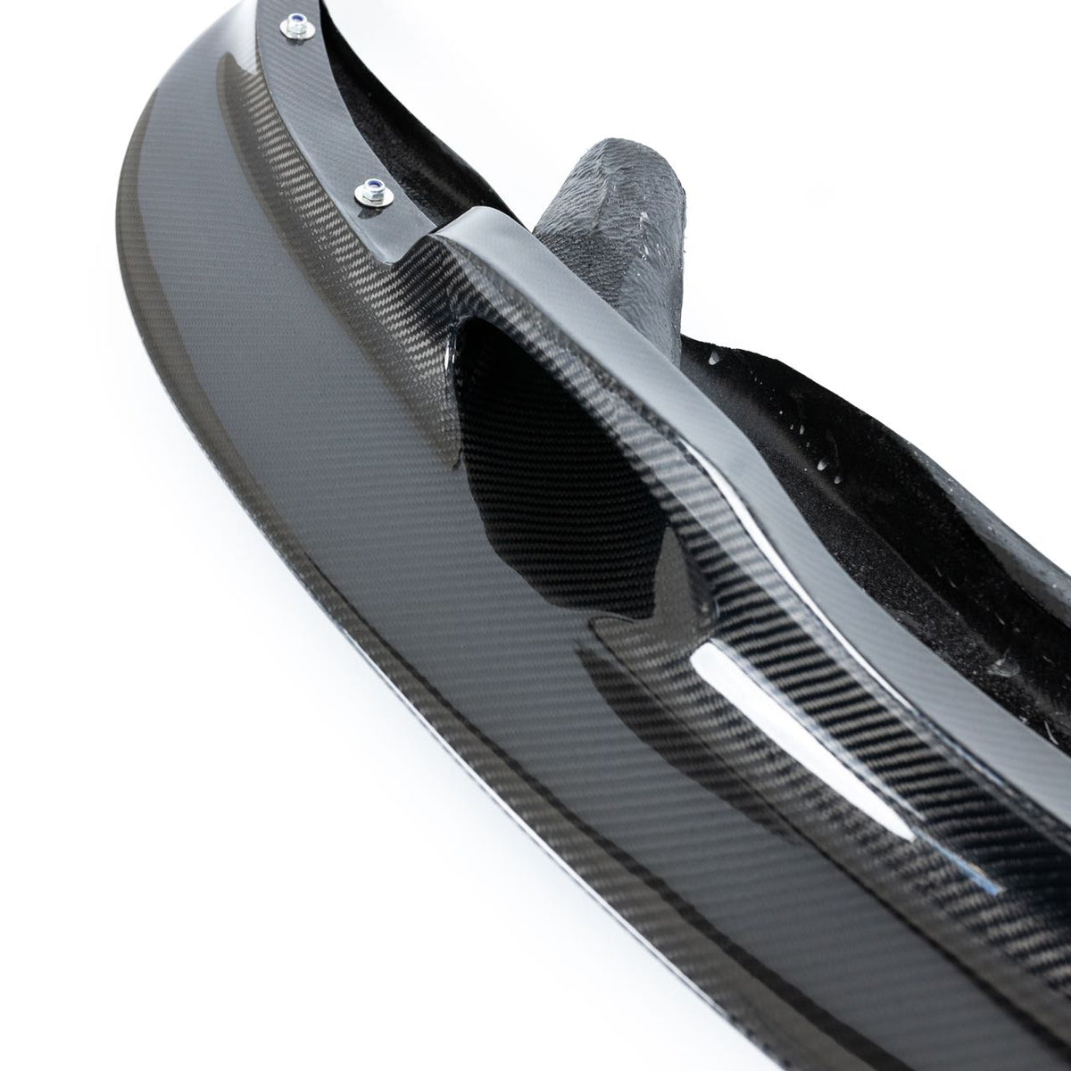 AlpineX Dynamics GT4 Style V1 Longer Carbon Fiber Front Splitter For BMW E9X M3