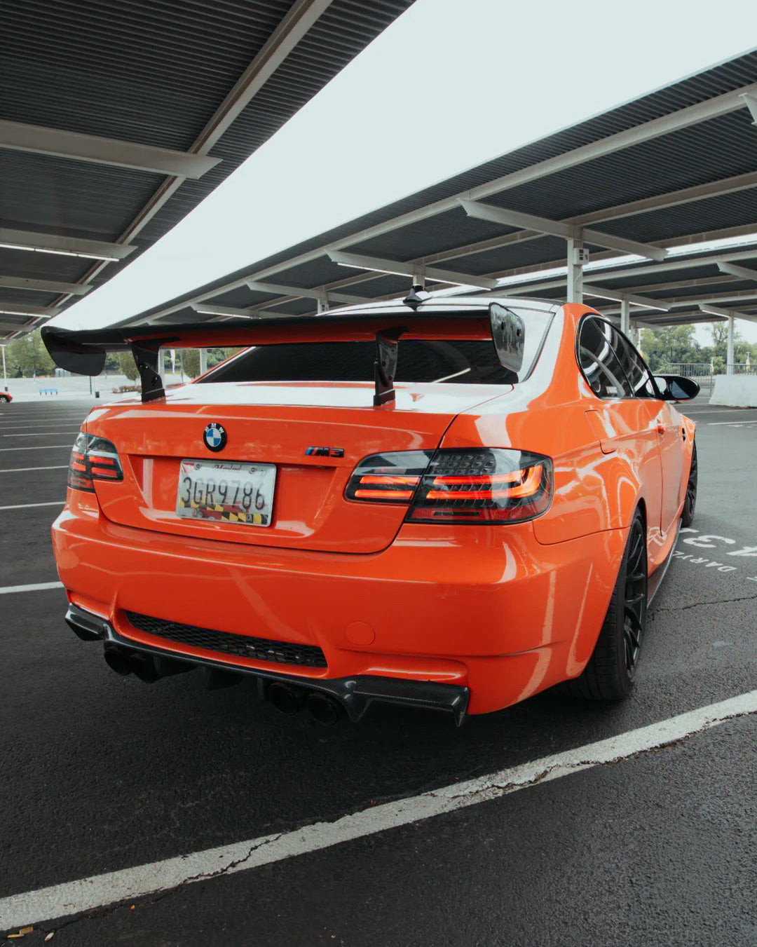 AlpineX Dynamics GTS Style Carbon Fiber Rear Diffuser For BMW E92/E93 M3