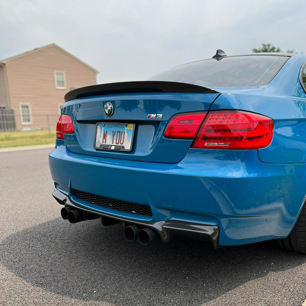 AlpineX Dynamics GTS Style Carbon Fiber Rear Diffuser For BMW E92/E93 M3