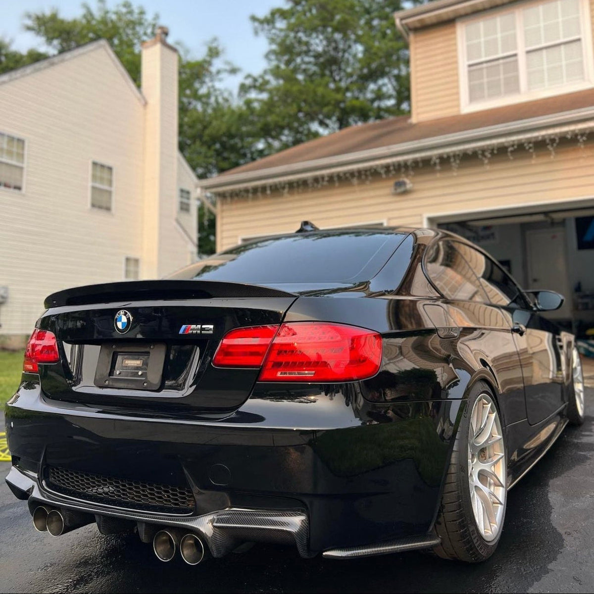 AlpineX Dynamics GTS Style Carbon Fiber Rear Diffuser For BMW E92/E93 M3