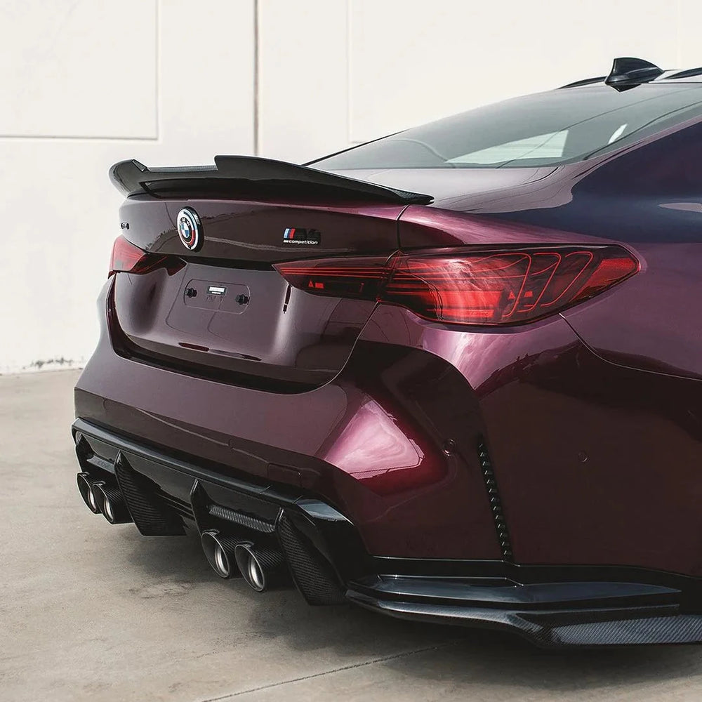 AlpineX Dynamics PSM Style Carbon Fiber Rear Spoiler For BMW G80 G82 G83 M3 M4
